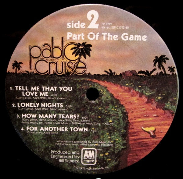 Pablo Cruise - Part Of The Game (LP, Album, Pit)