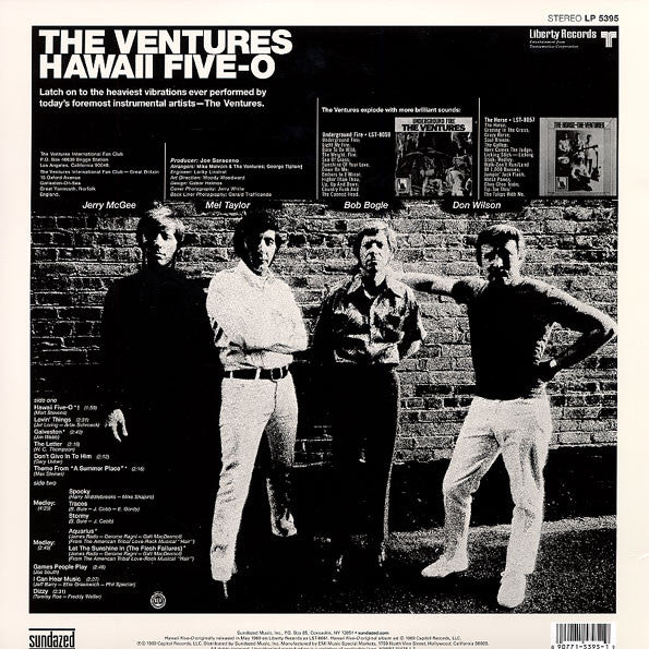The Ventures - Hawaii Five-O (LP, Album, Ltd, RE, Cle)