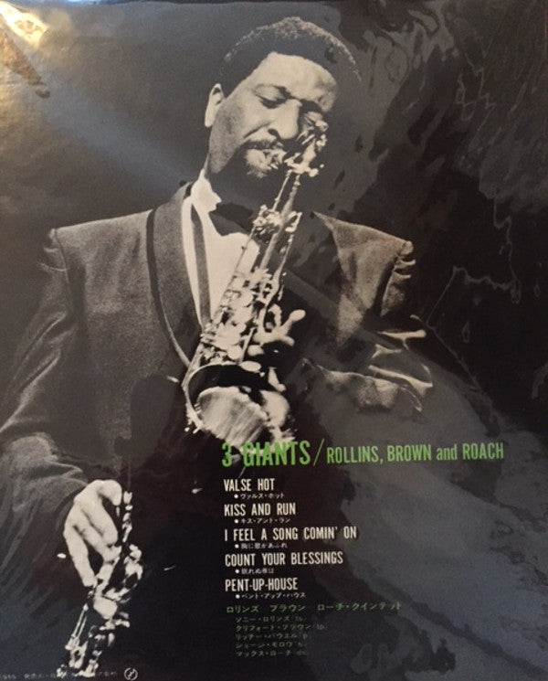 Sonny Rollins - 3 Giants!(LP, Album, Mono, RE)