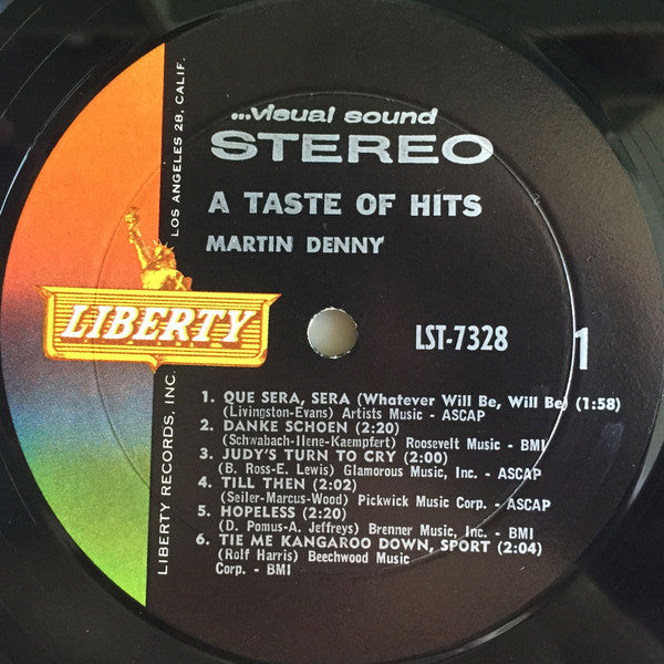 Martin Denny - A Taste Of Hits (LP, Album)