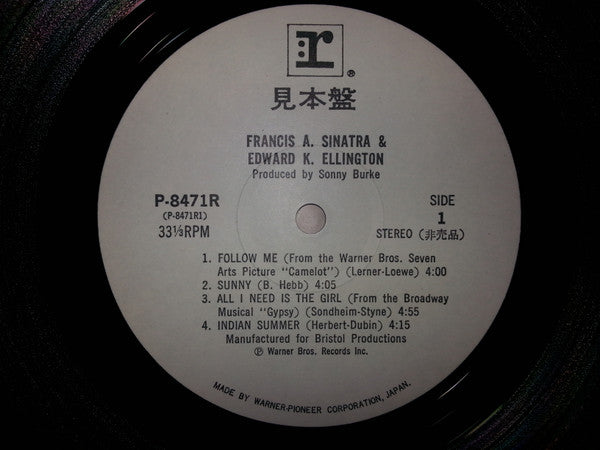 Frank Sinatra - Francis A. & Edward K.(LP, Album, Promo, RE)