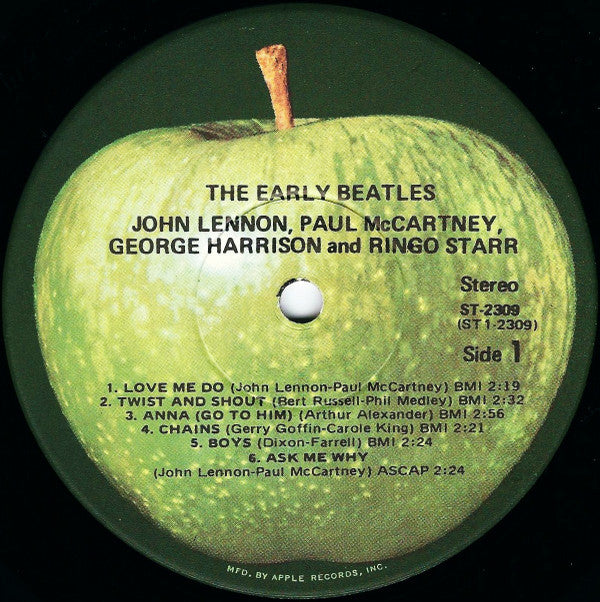 The Beatles - The Early Beatles (LP, Comp, RE, Win)