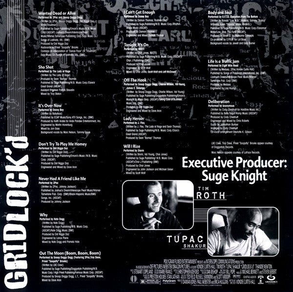 Various - Gridlock'd - The Soundtrack (2xLP, Comp)
