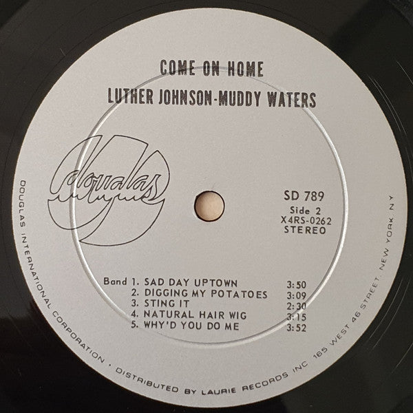 Luther Johnson With Muddy Waters Blues Band - Come On Home (LP)