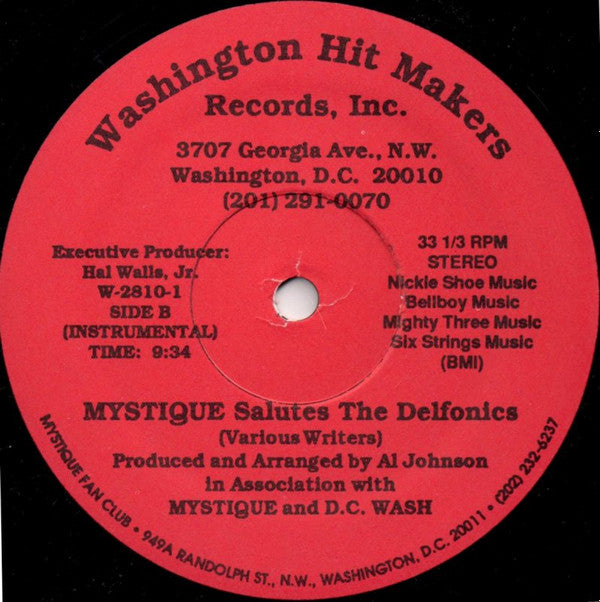 Mystique (18) - Mystique Salutes The Delfonics (12"")