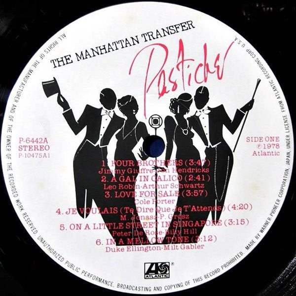 The Manhattan Transfer - Pastiche (LP, Album, RE)