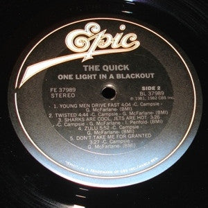 The Quick - One Light In A Blackout (LP, Album, Ind)