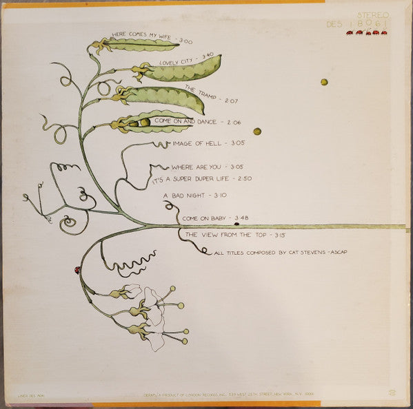 Cat Stevens - Very Young And Early Songs (LP, Comp, W -)