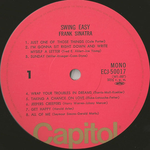 Frank Sinatra - Swing Easy! And Songs For Young Lovers(LP, Comp, Mo...