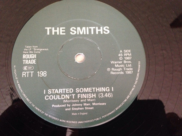 The Smiths - I Started Something I Couldn't Finish (12"", Maxi, Tra)