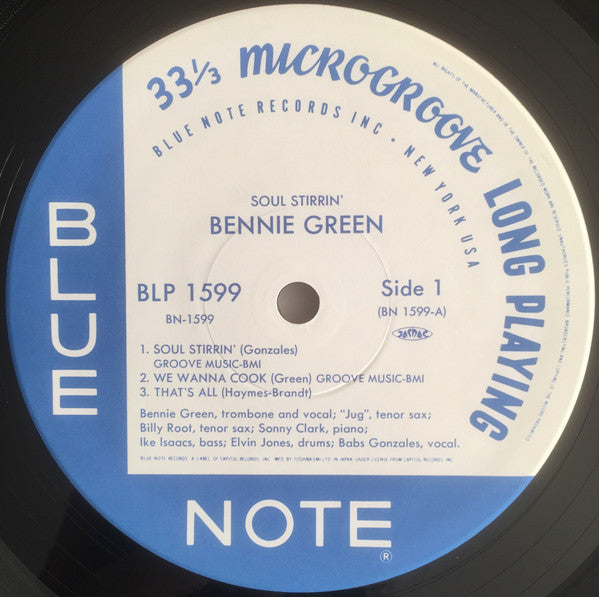 Bennie Green - Soul Stirrin' (LP, Album, Mono, Ltd, RE)