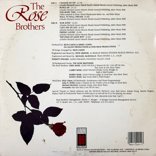 The Rose Brothers - The Rose Brothers (LP, Album)