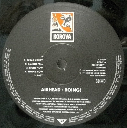 Airhead (3) - Boing!! (LP, Album)