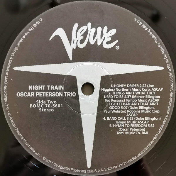 The Oscar Peterson Trio - Night Train (LP, Album, RE, 180)