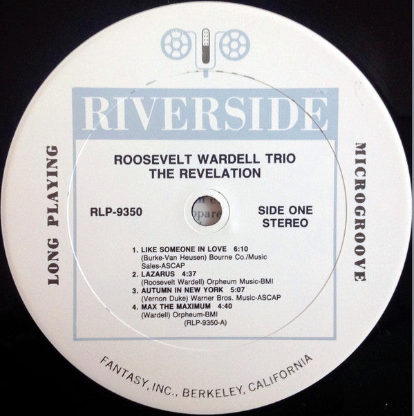 Roosevelt Wardell Trio - The Revelation = リヴェレイション(LP, Album)