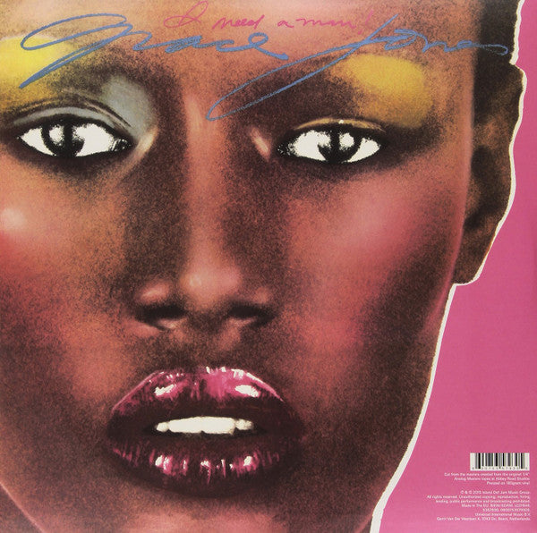 Grace Jones - I Need A Man! (12"", Single, Ltd)