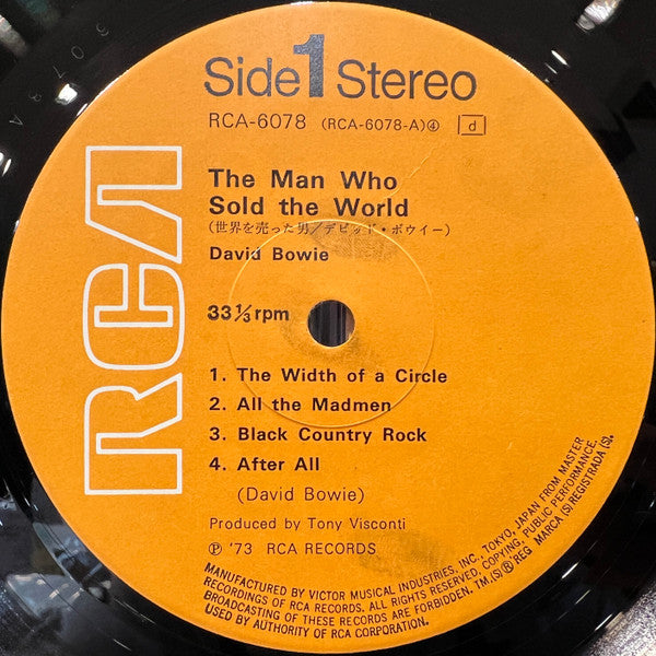 David Bowie - The Man Who Sold The World (LP, Album)