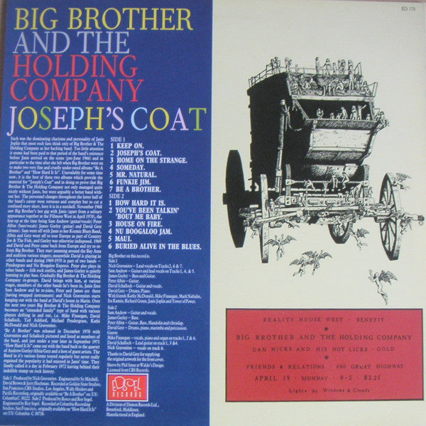 Big Brother & The Holding Co.* - Joseph's Coat (LP, Comp)