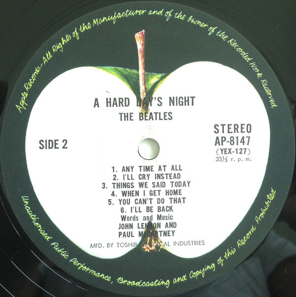 The Beatles - A Hard Day's Night (LP, Album, RE)