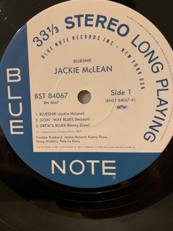 Jackie McLean - Bluesnik (LP, Album, Ltd, RE)