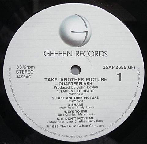 Quarterflash - Take Another Picture (LP, Album)