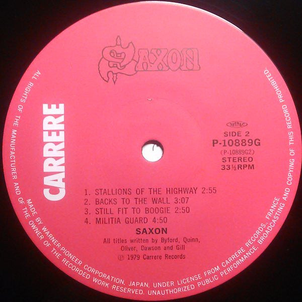 Saxon - Saxon (LP, Album)