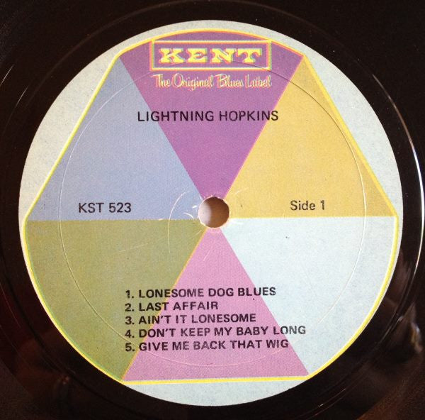 Lightning Hopkins* - Original Folk Blues (LP, Album, Comp, RE)