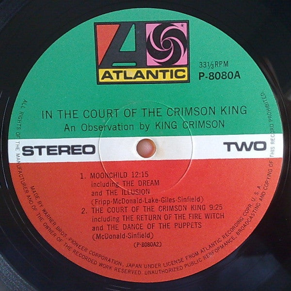 King Crimson - In The Court Of The Crimson King (An Observation By ...