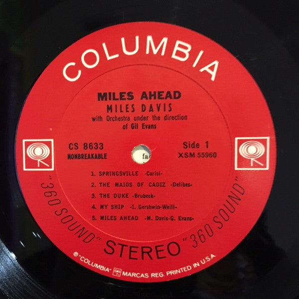 Miles Davis + 19 - Miles Ahead (LP, Album, RP)