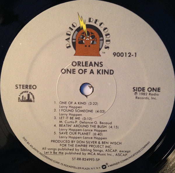 Orleans - One Of A Kind (LP, Album, Spe)