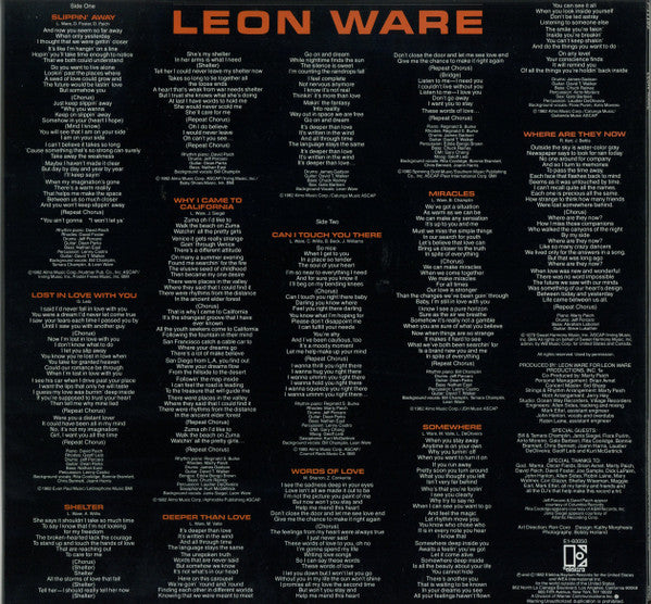 Leon Ware - Leon Ware (LP, Album)