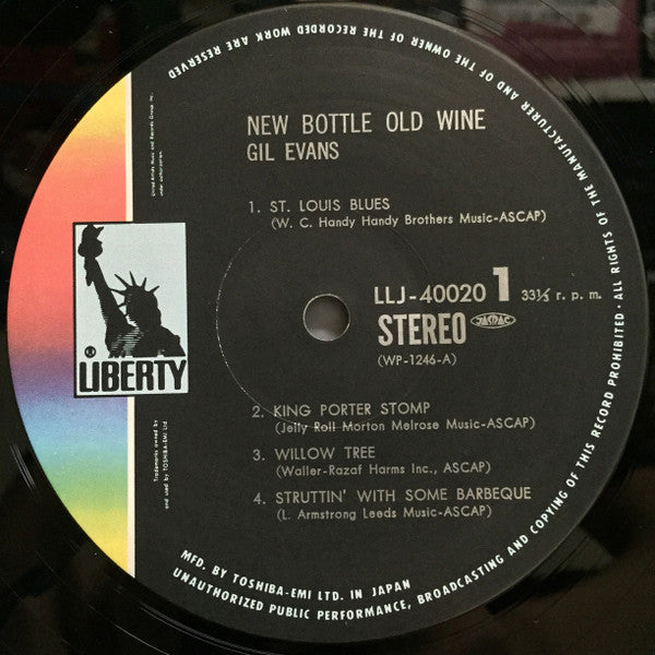 Gil Evans And His Orchestra - New Bottle Old Wine(LP, Album)