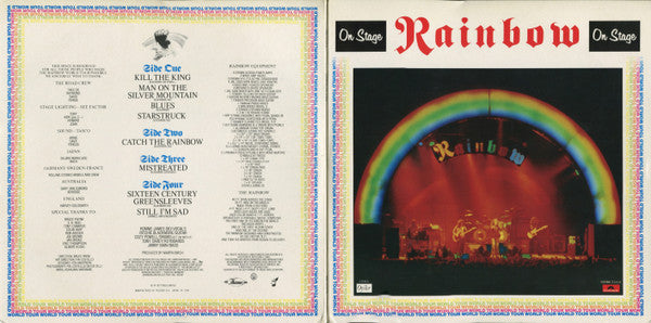 Rainbow - On Stage (2xLP, Album, Gat)