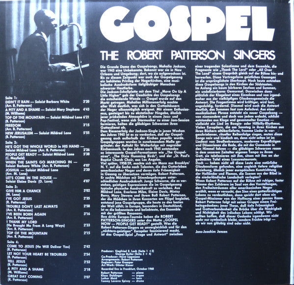 The Robert Patterson Singers - Gospel Now - People Get Ready(2xLP, ...