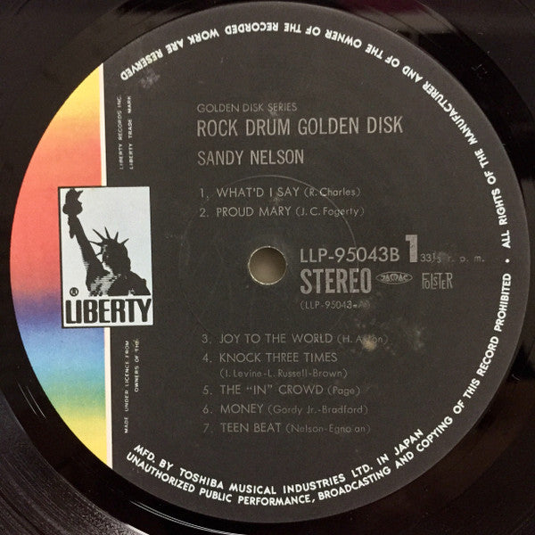 Sandy Nelson - Rock Drum Golden Disk (2xLP, Comp)