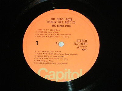 The Beach Boys - The Beach Boys Rock'N Roll Best 20 (LP, Comp)