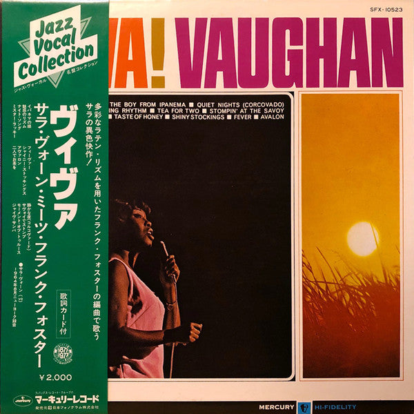 Sarah Vaughan - ¡Viva! Vaughan (LP, Album, RE)