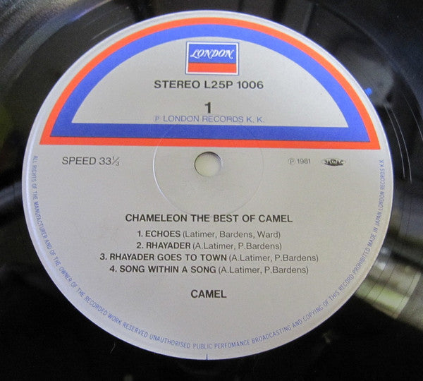 Camel - Chameleon  The Best Of Camel (LP, Comp)