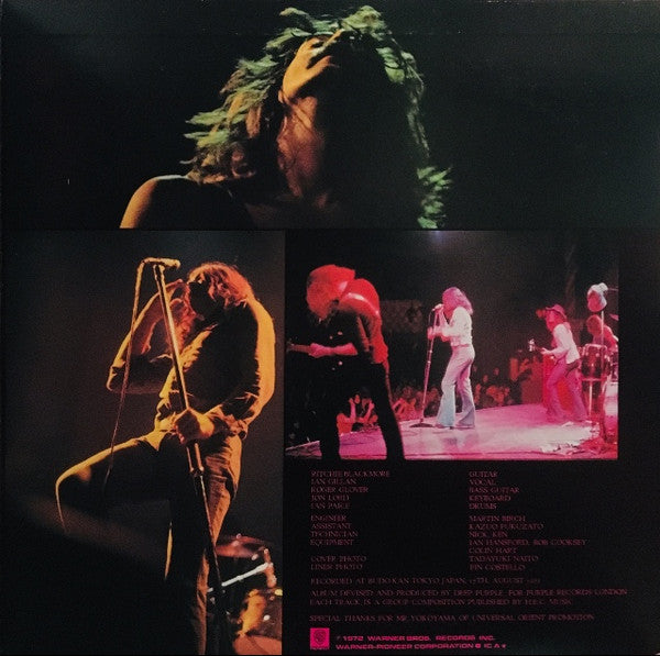 Deep Purple - Live In Japan (2xLP, Album, RP, Gat)