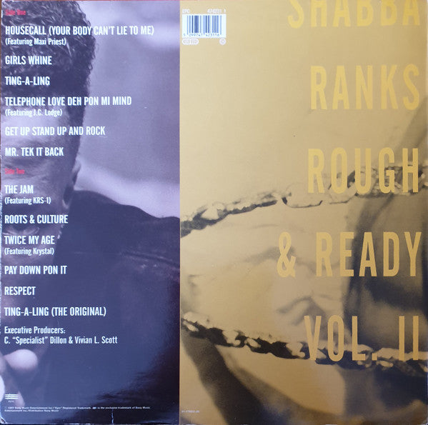Shabba Ranks - Rough & Ready - Volume II (LP, Album)