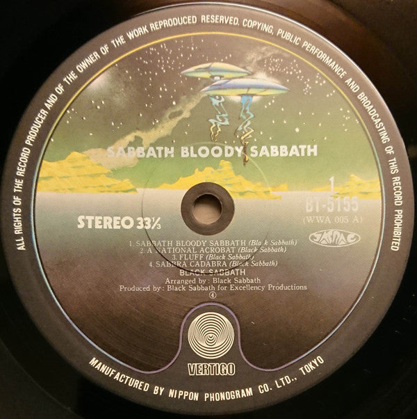 Black Sabbath - Sabbath Bloody Sabbath (LP, Album, RE)