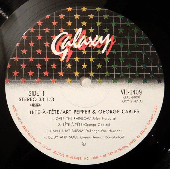 Art Pepper & George Cables - Tête-À-Tête (LP, Album)