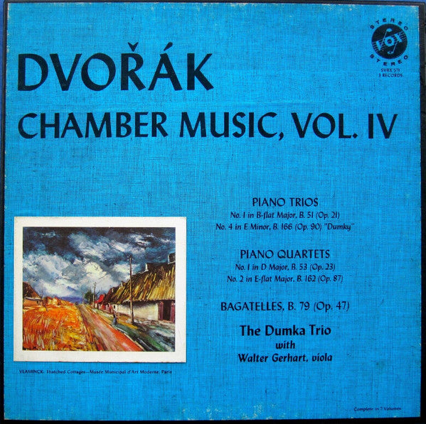 Antonín Dvořák - Chamber Music Vol. IV(3xLP, Album, Box)