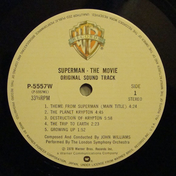 John Williams (4) - Superman The Movie (Original Sound Track)(2xLP,...