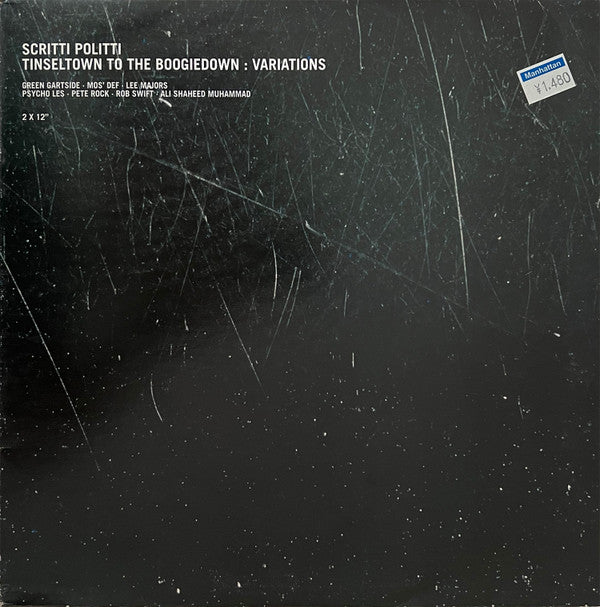 Scritti Politti - Tinseltown To The Boogiedown : Variations (2x12"")