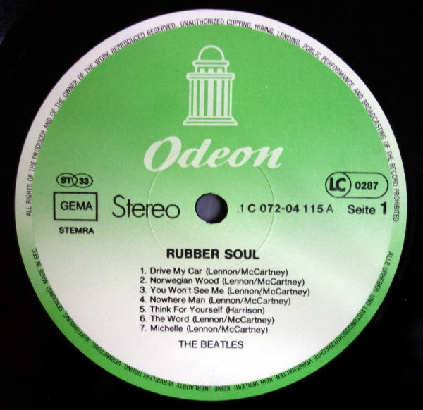 The Beatles - Rubber Soul (LP, Album, RE)