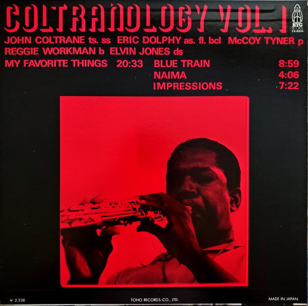 John Coltrane - Coltranology Vol. 1 (LP, Album, RE)