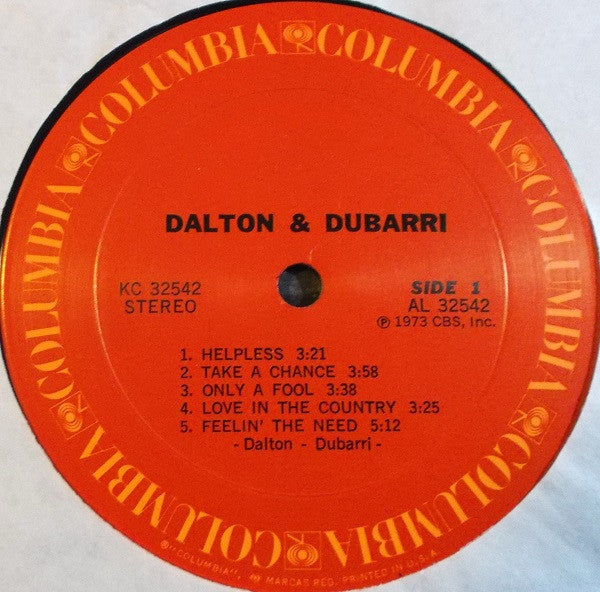 Dalton & Dubarri - Dalton & Dubarri (LP)