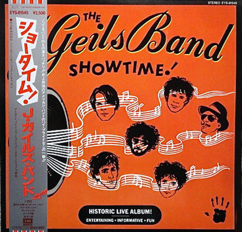 The J. Geils Band - Showtime! (LP, Album)