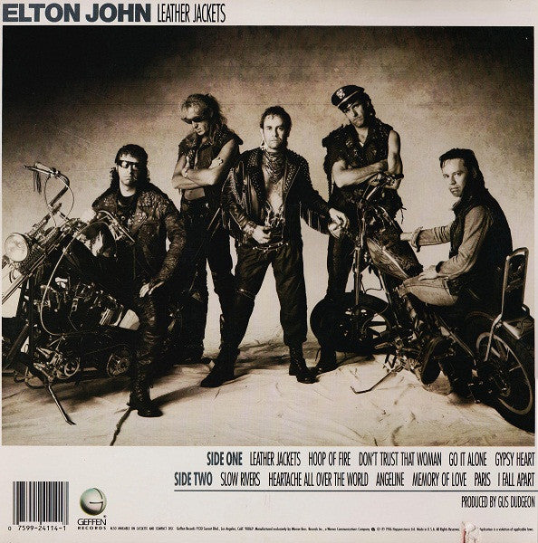 Elton John - Leather Jackets (LP, Album, Spe)